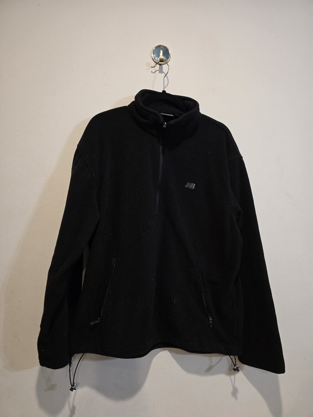 New Balance Men’s Black Full-Zip Fleece Jacket